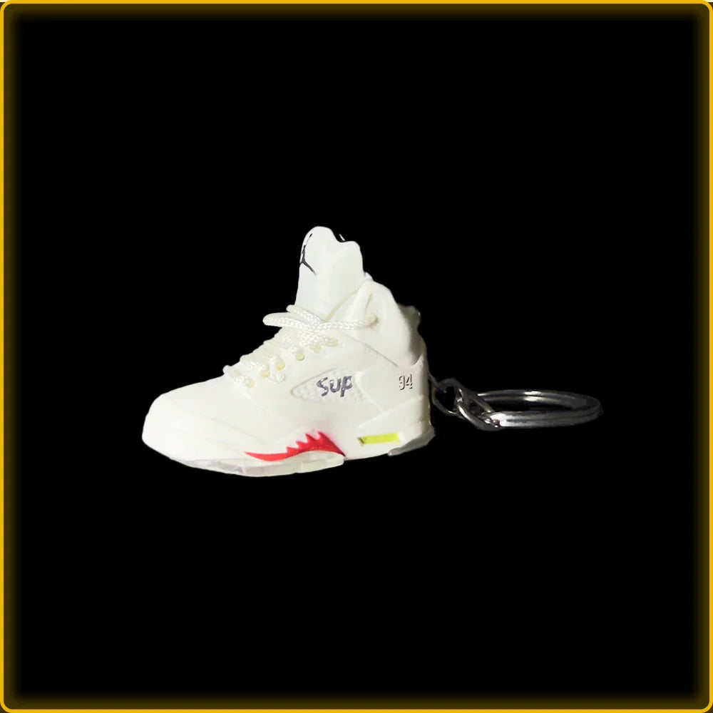 Chaveiro Air Jordan 5 retro x Supreme