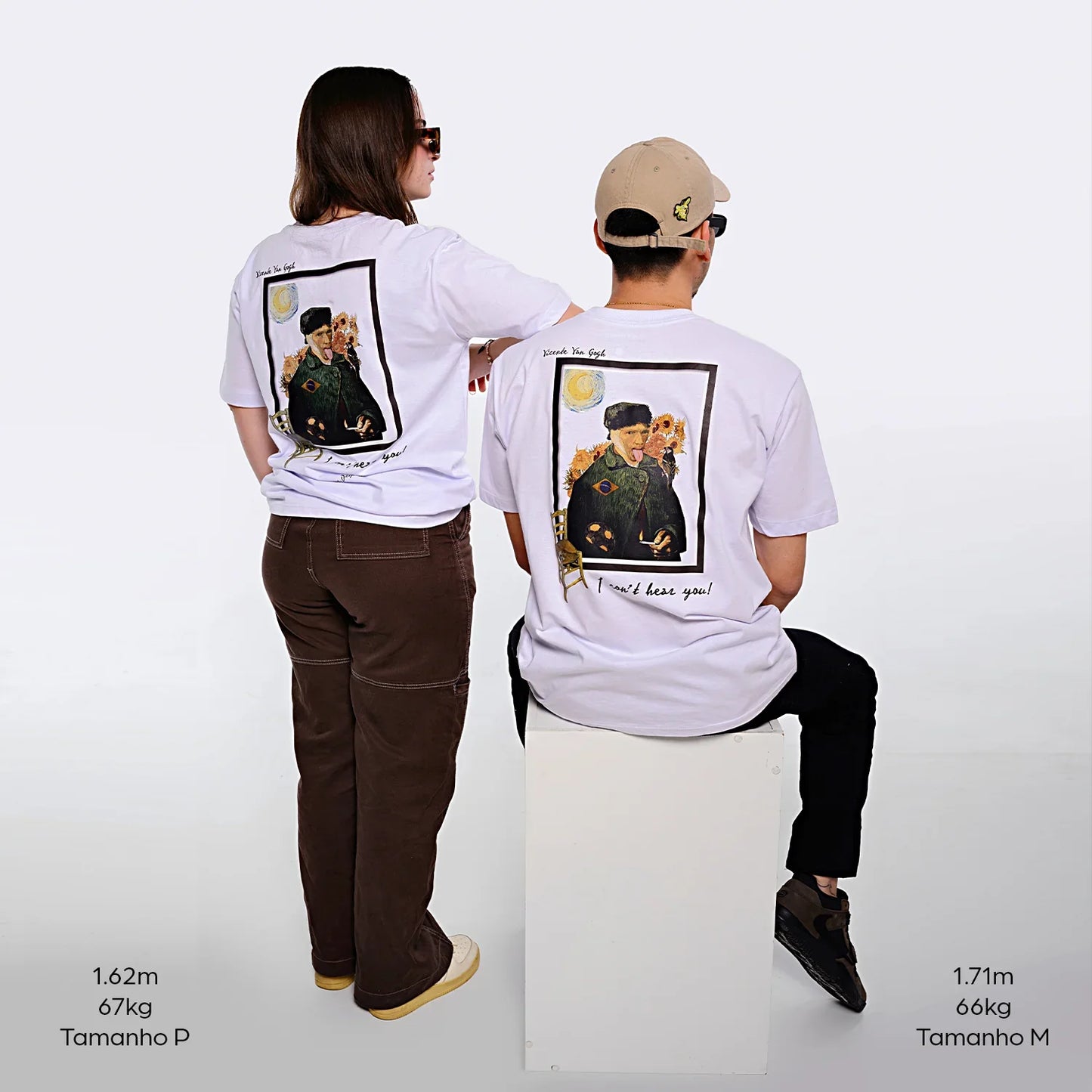 Camiseta "I can't hear you" (Oversized)