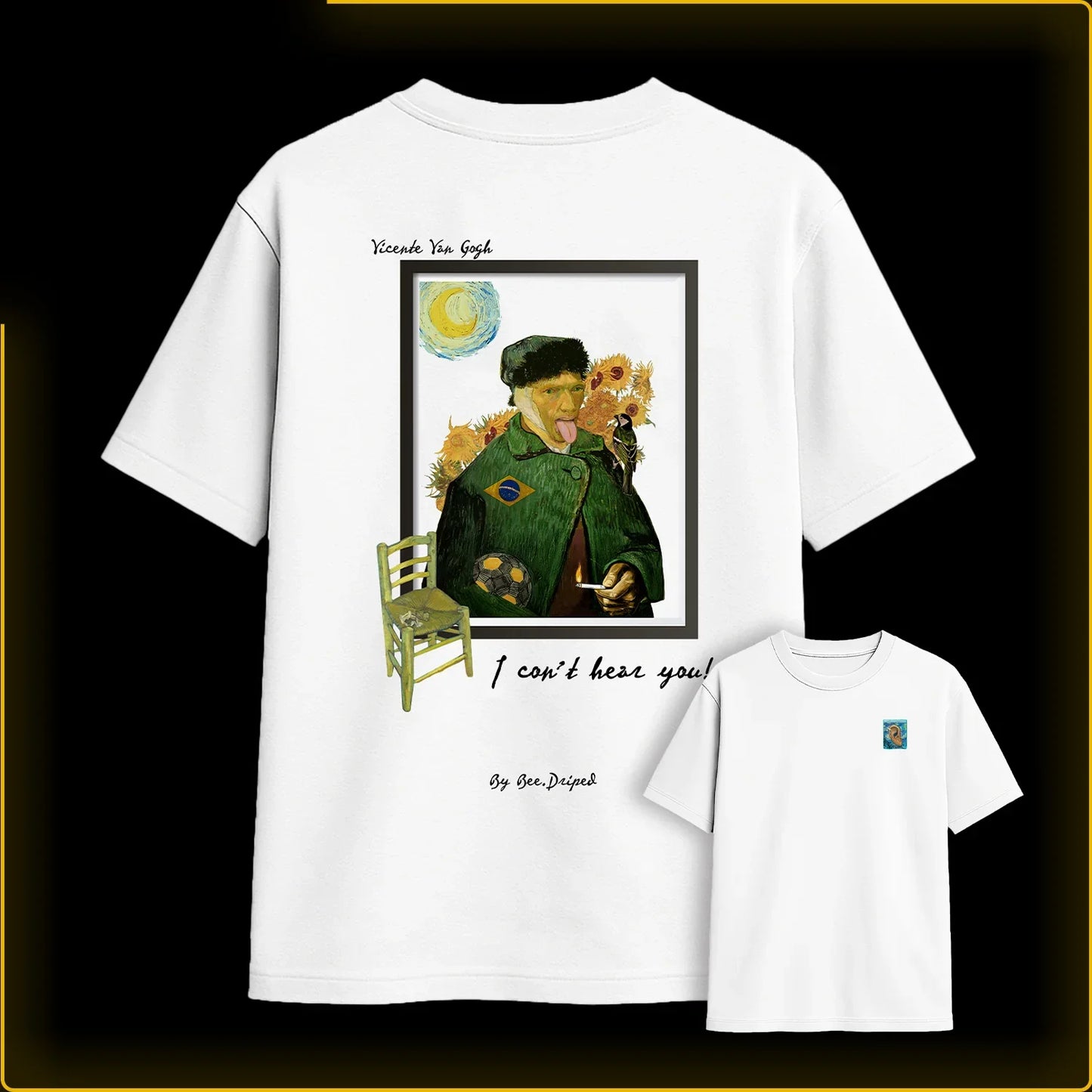 Camiseta "I can't hear you" (Oversized)