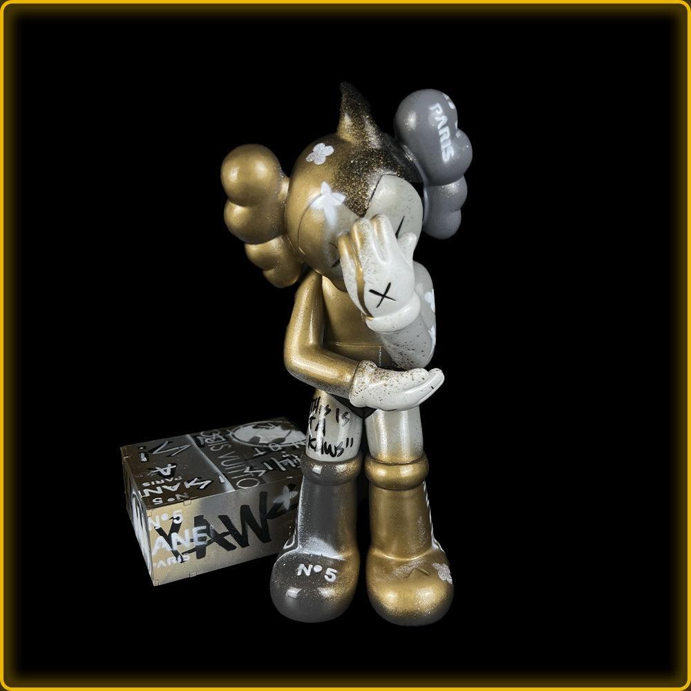 ToyArt Custom - Big Kaws AstroBoy Gold - Bee.Driped