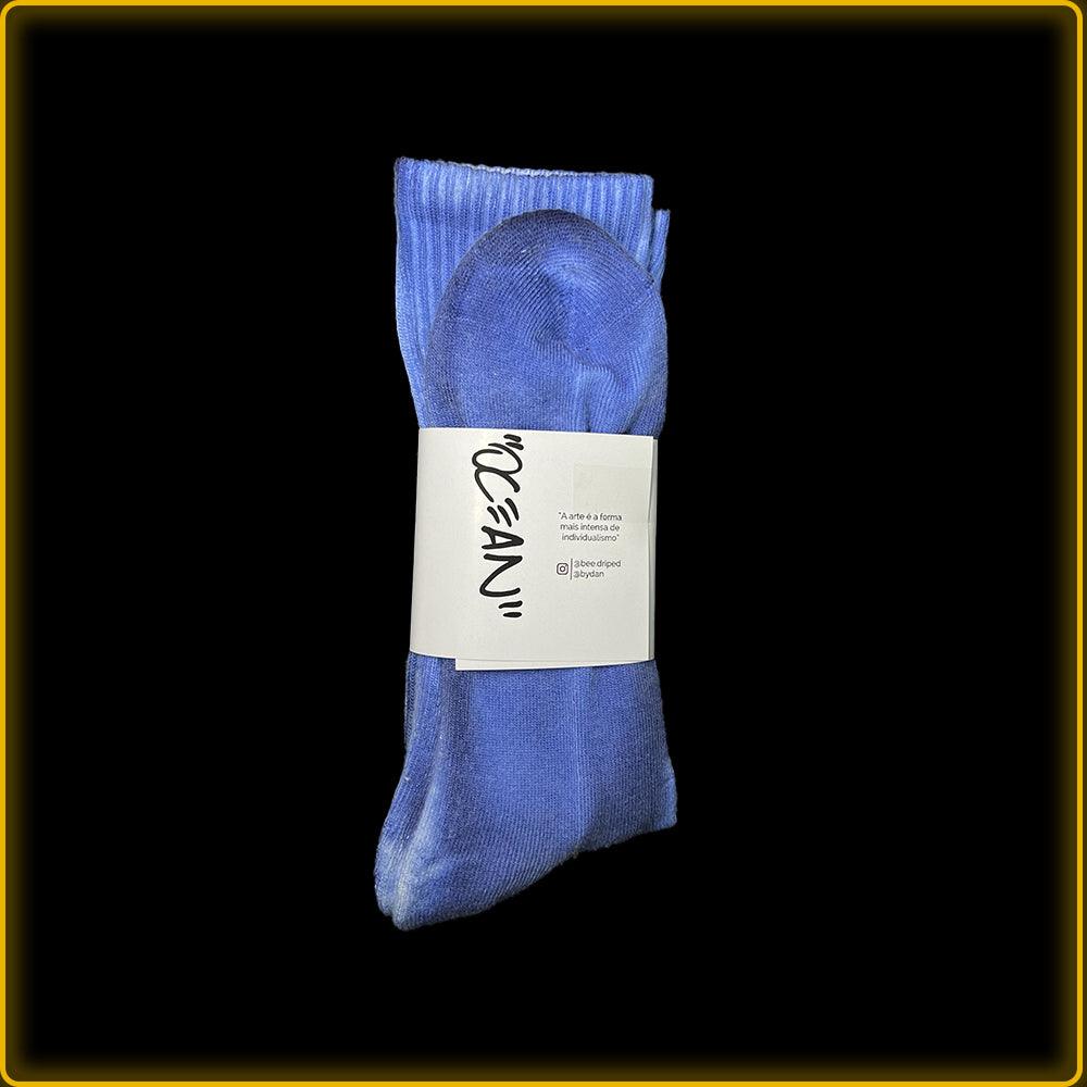 Meia Custom - "Ocean" - Bee.Driped
