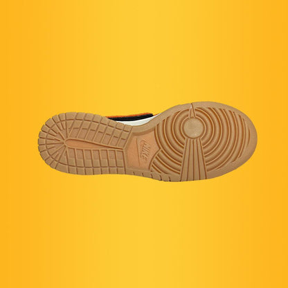 Nike Dunk High 'Uni. Chenille - Safety Orange' - Bee.Driped
