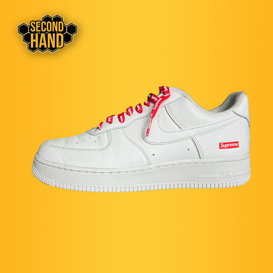 Supreme x Nike Air Force 1 Low Box Logo White - SH