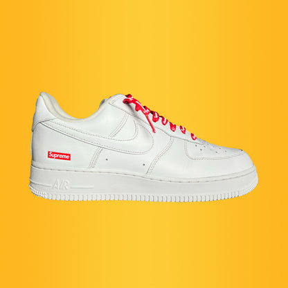 Supreme x Nike Air Force 1 Low Box Logo White - SH