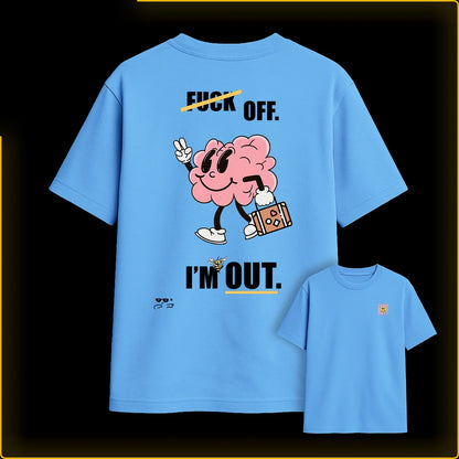 Camiseta "Blue Out" (oversided)