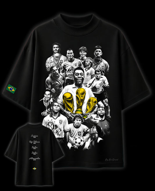 Camiseta "Brasil Legends" (Malhão Suedine)